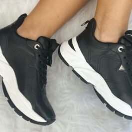 Tênis Casual Jogging Preto